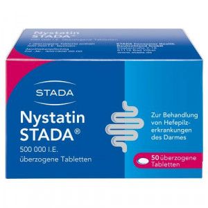 NYSTATIN STADA 500.000 I.E. überzogene Tab.