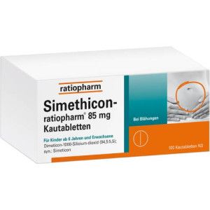 SIMETHICON-ratiopharm 85 mg Kautabletten