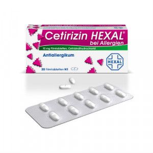 CETIRIZIN HEXAL Filmtabletten bei Allergien