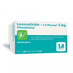 LEVOCETIRIZIN-1A Pharma 5 mg Filmtabletten