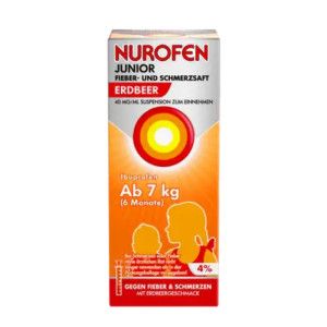 NUROFEN Junior Fieber-u.Schmerzsaft Erdbe.40 mg/ml