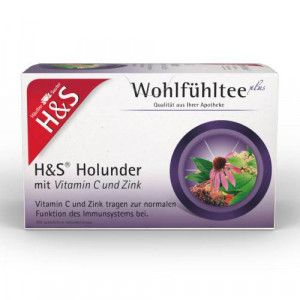 H&S Holunder m.Vitamin C und Zink Filterbeutel